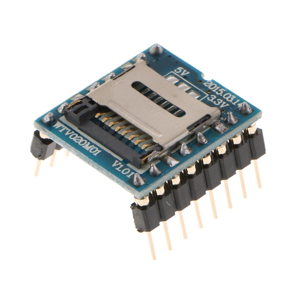 WTV020-SD U-disk Audio Player TF SD Card Voice Module MP3 Sound Module