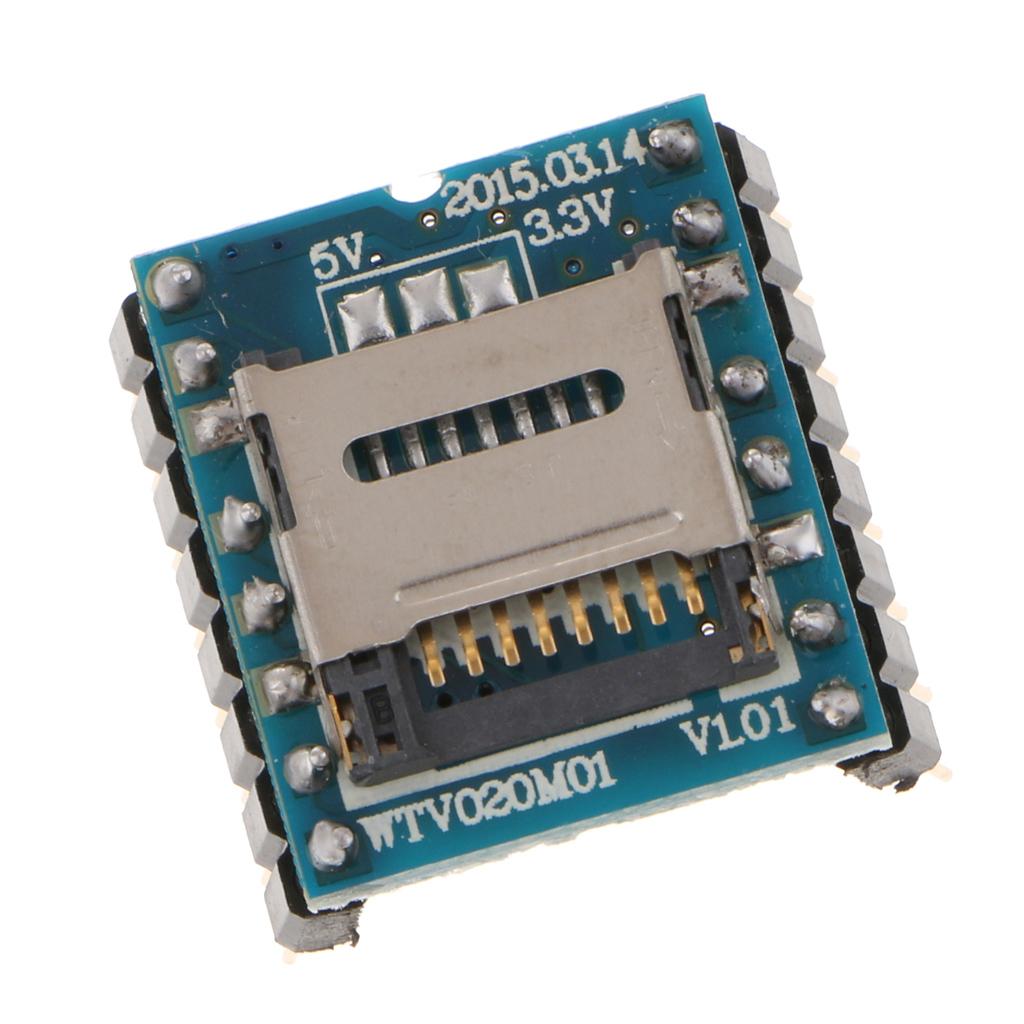 WTV020-SD U-disk Audio Player TF SD Card Voice Module MP3 Sound Module