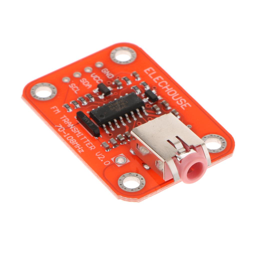 Digital FM Radio Transmitter Module for Arduino Microphone Audio Board