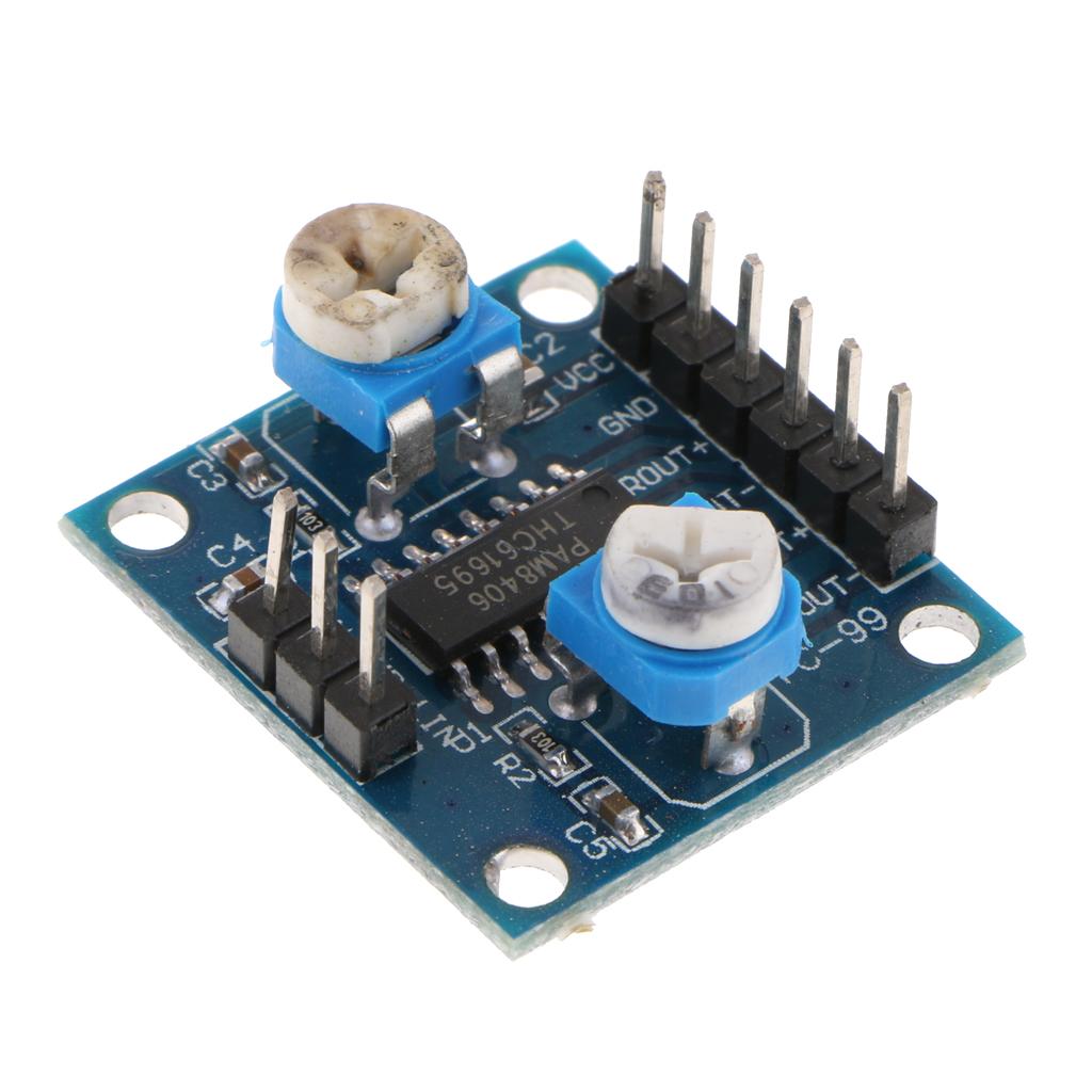 PAM8406 Digital Power Amplifier Board Volume Potentiometer Stereo 5W+5W