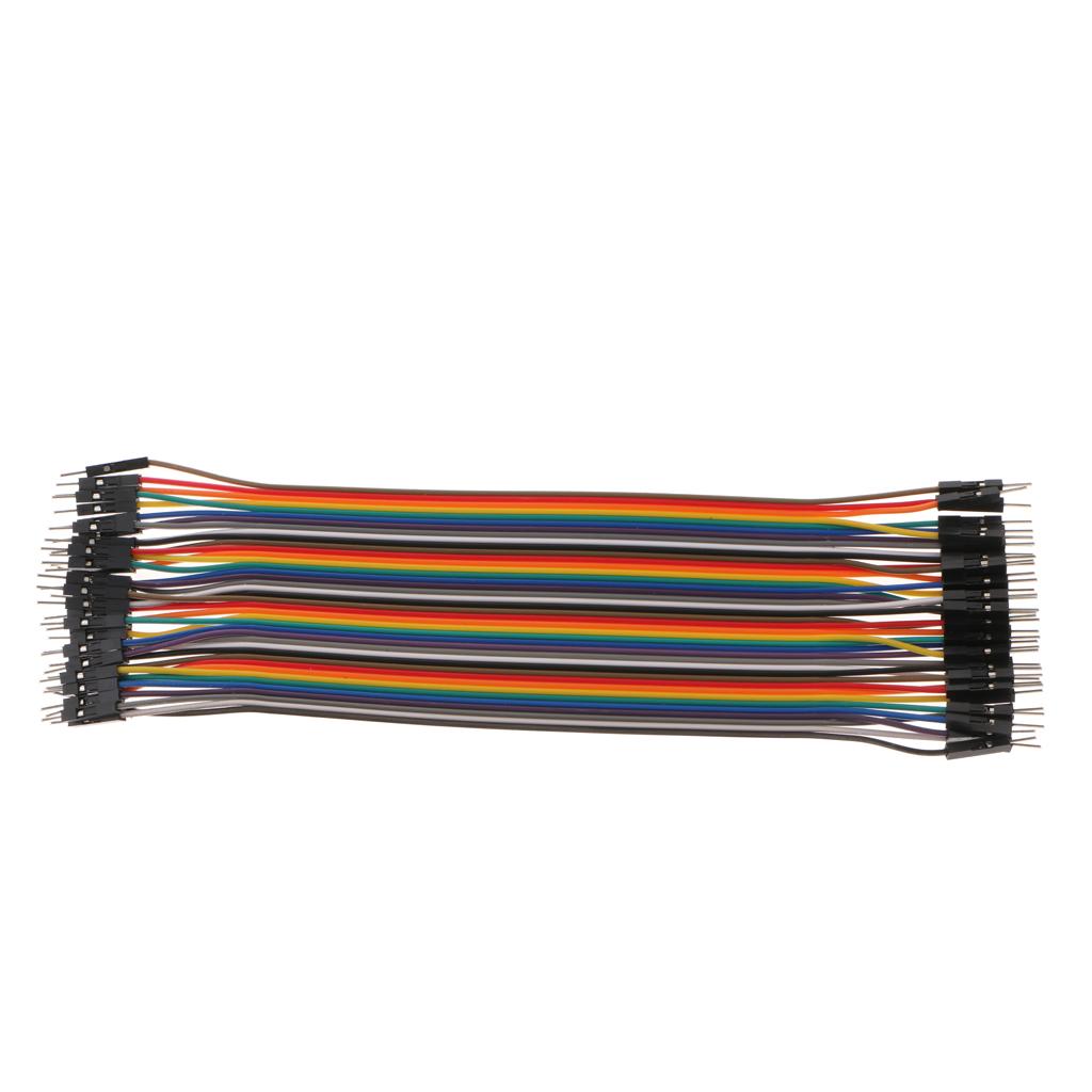 3pcs 21cm 40Pin Male To Male To Female To Female Jumper Wire Dupont Cable