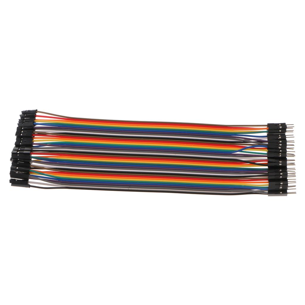 3pcs 21cm 40Pin Male To Male To Female To Female Jumper Wire Dupont Cable