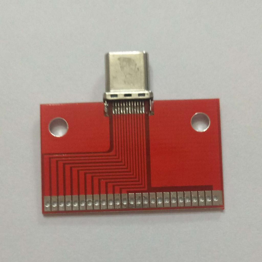USB3.1 Type C Test Male Plug Socket Connector Adapter Module with PCB Board
