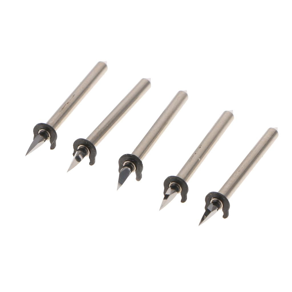 5 Pieces Cutting Machine Knife Proofing Cutter Shank Diameter 2mm 30 Degrees