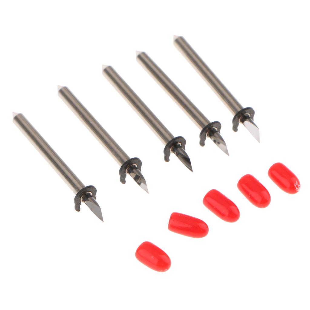 5 Pieces Cutting Machine Knife Proofing Cutter Shank Diameter 2mm 45 Degrees