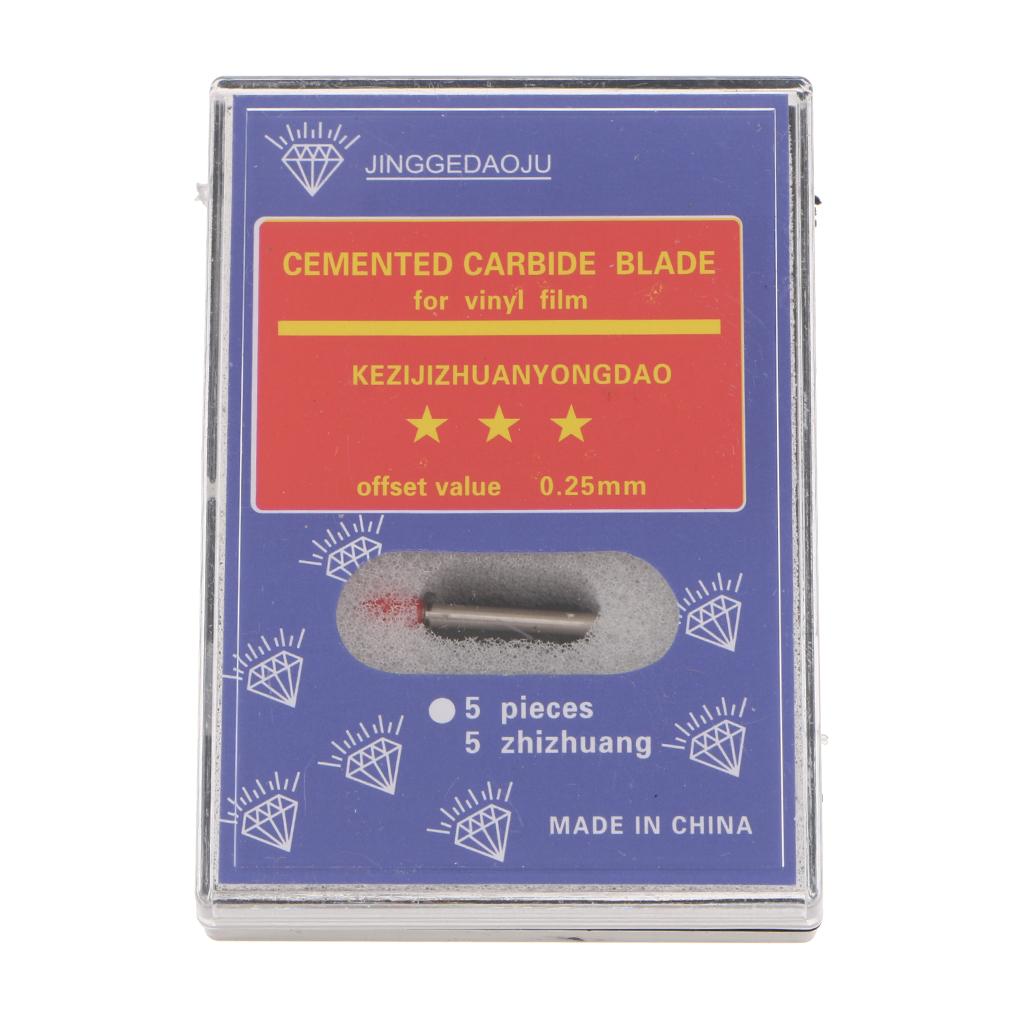 5 Pieces Cutting Machine Knife Proofing Cutter Shank Diameter 2mm 45 Degrees