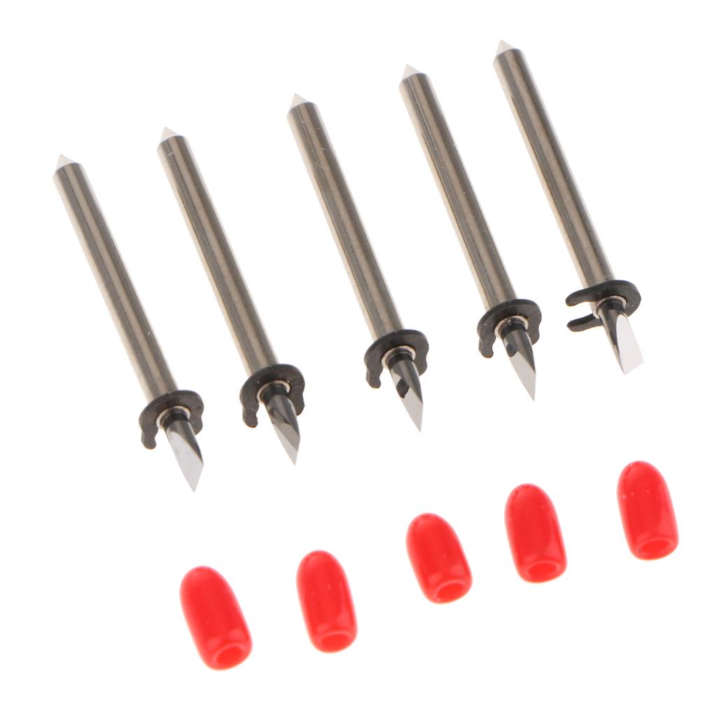 5 Pieces Cutting Machine Knife Proofing Cutter Shank Diameter 2mm 60 Degrees