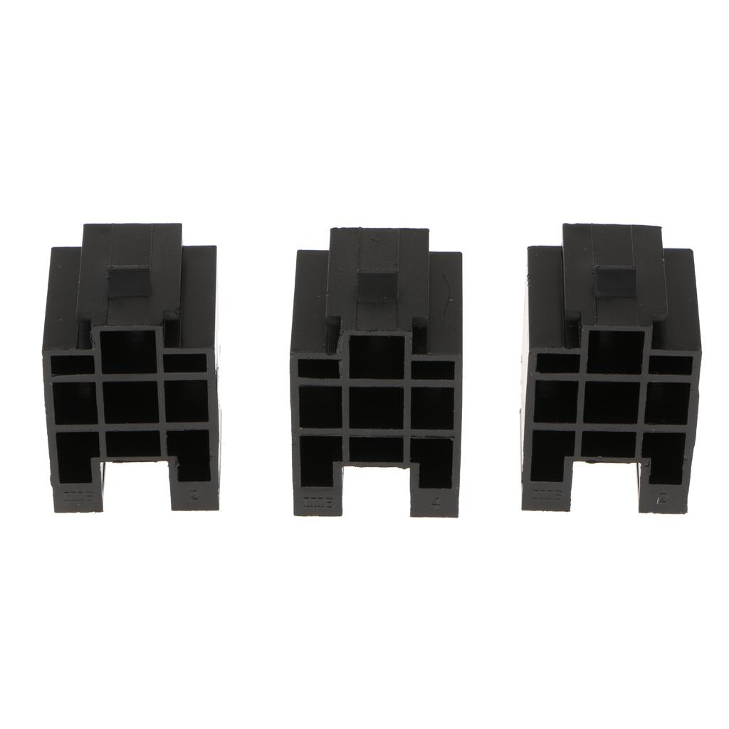 3pcs Automotive Auto Relay Double Socket 40A 30A 5Pins with 15pcs Terminals