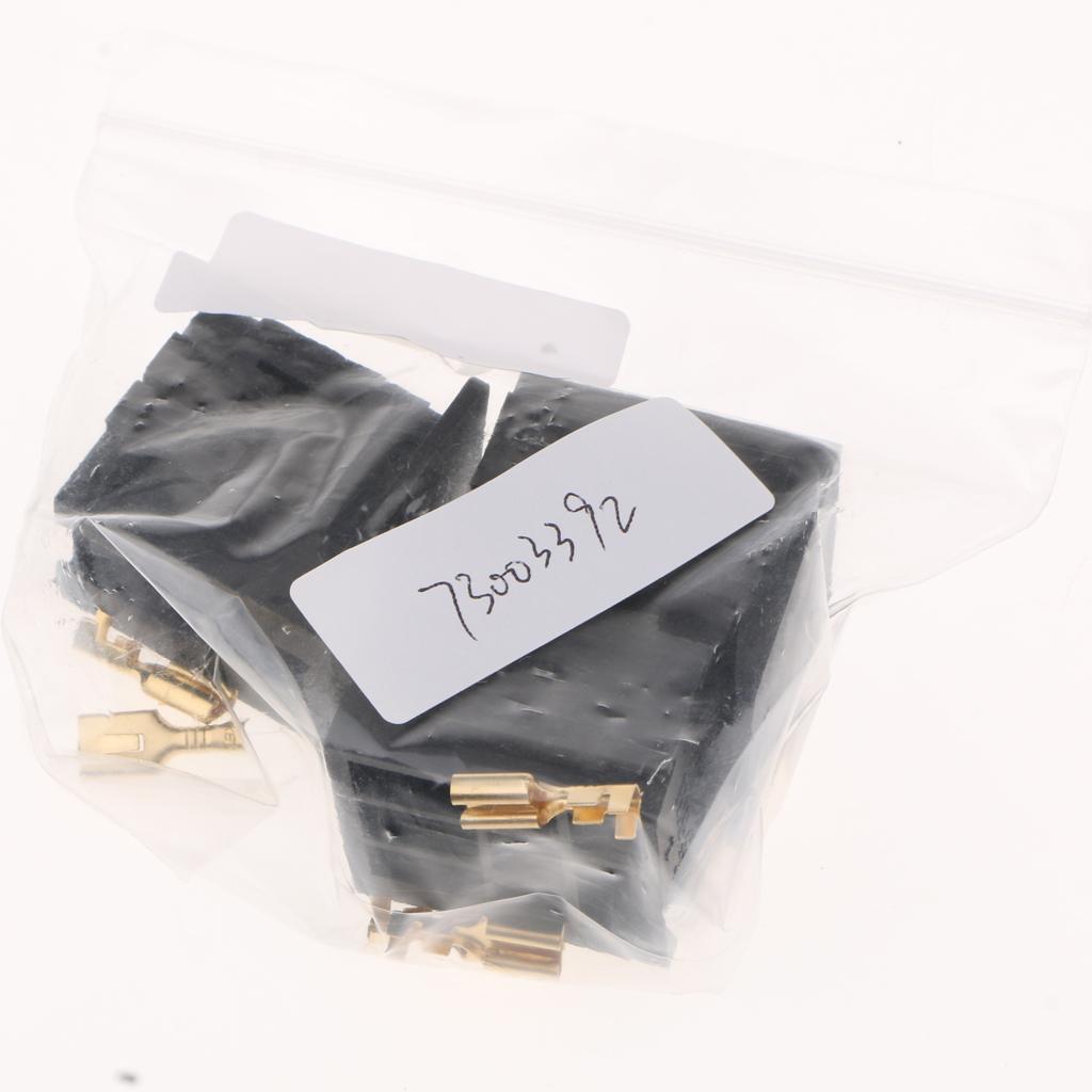 3pcs Automotive Auto Relay Double Socket 40A 5PIN with 15pcs Terminals