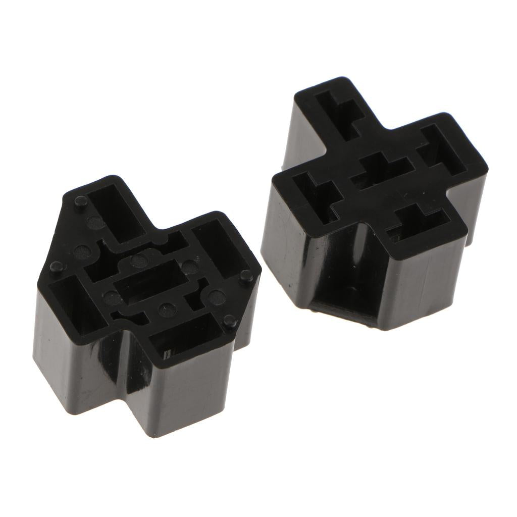 3pcs Automotive Auto Relay Double Socket 40A 5PIN with 15pcs Terminals ZT603