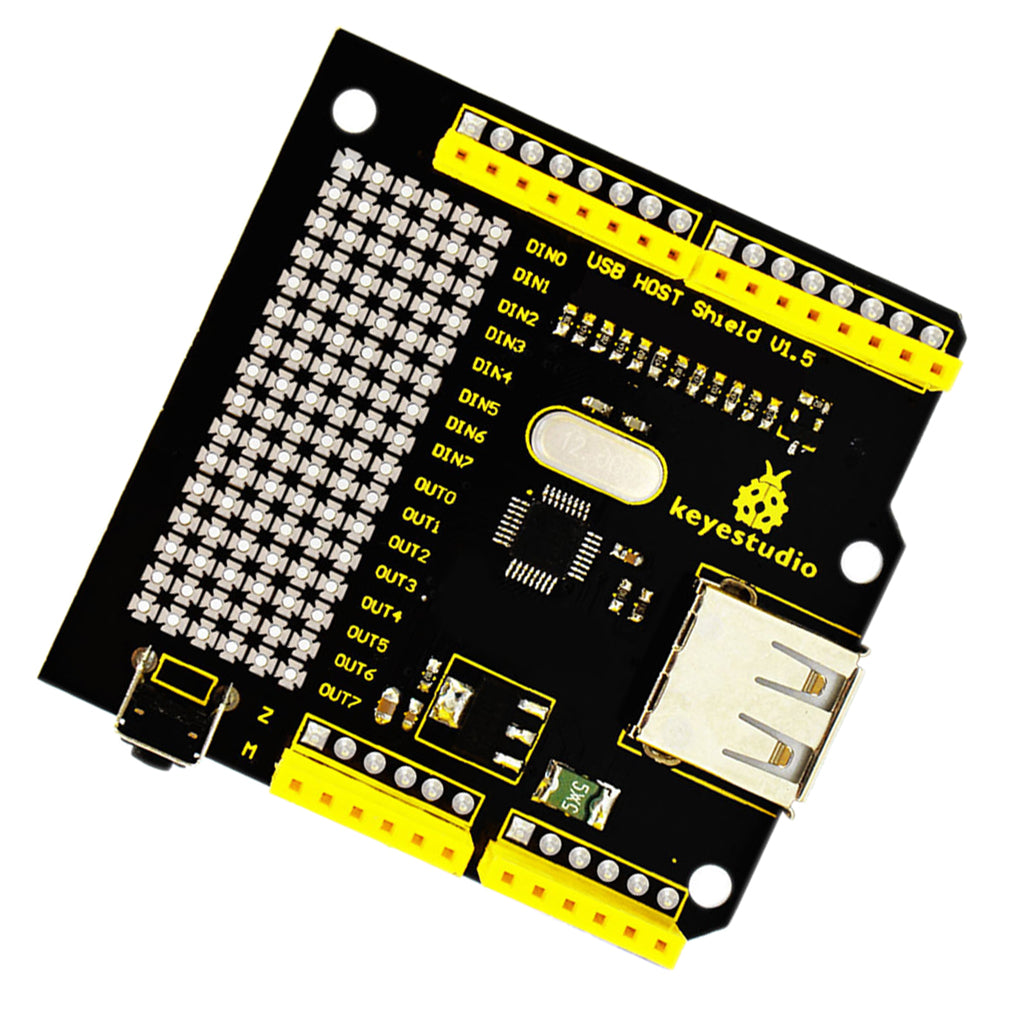 Keyestudio USB Host Shield for Arduino UNO MEGA Support Google Android ADK