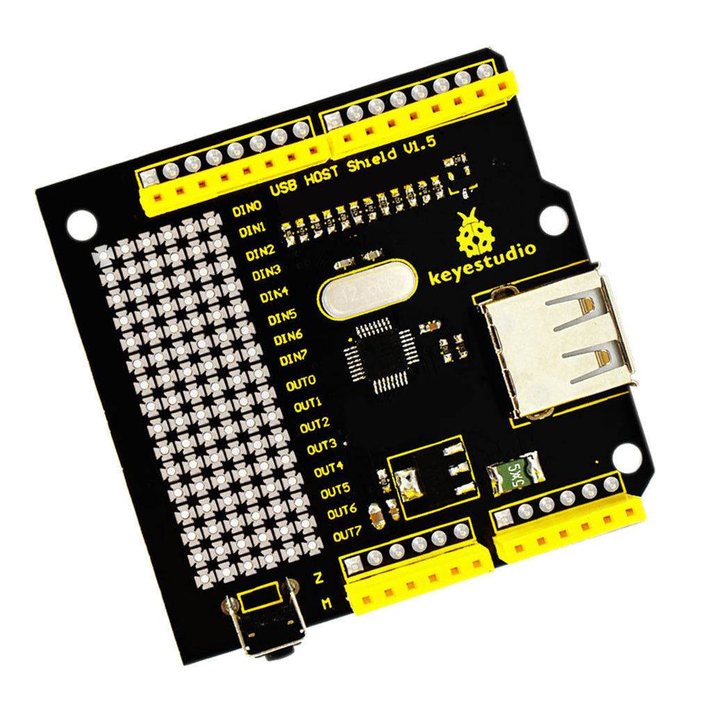 Keyestudio USB Host Shield for Arduino UNO MEGA Support Google Android ADK