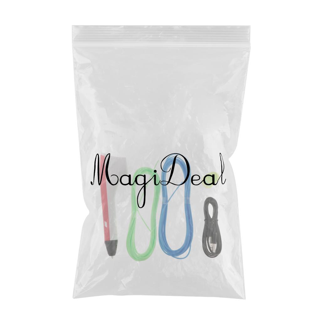 3D Printing Drawing Pen Crafts Modeling PLA/PCL Filament LED Display Red