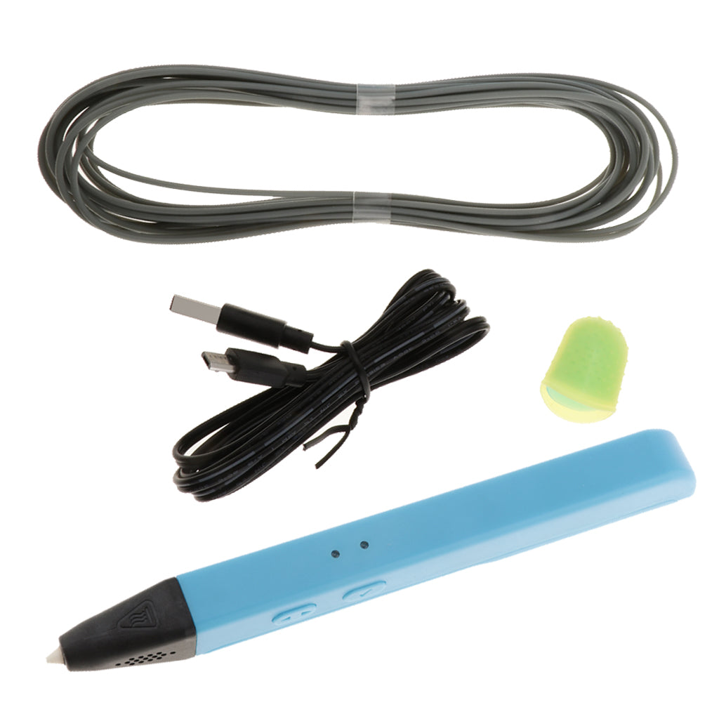 3D Printing Pen Educational DIY Toy PLA Filament Support Painting Pen Blue