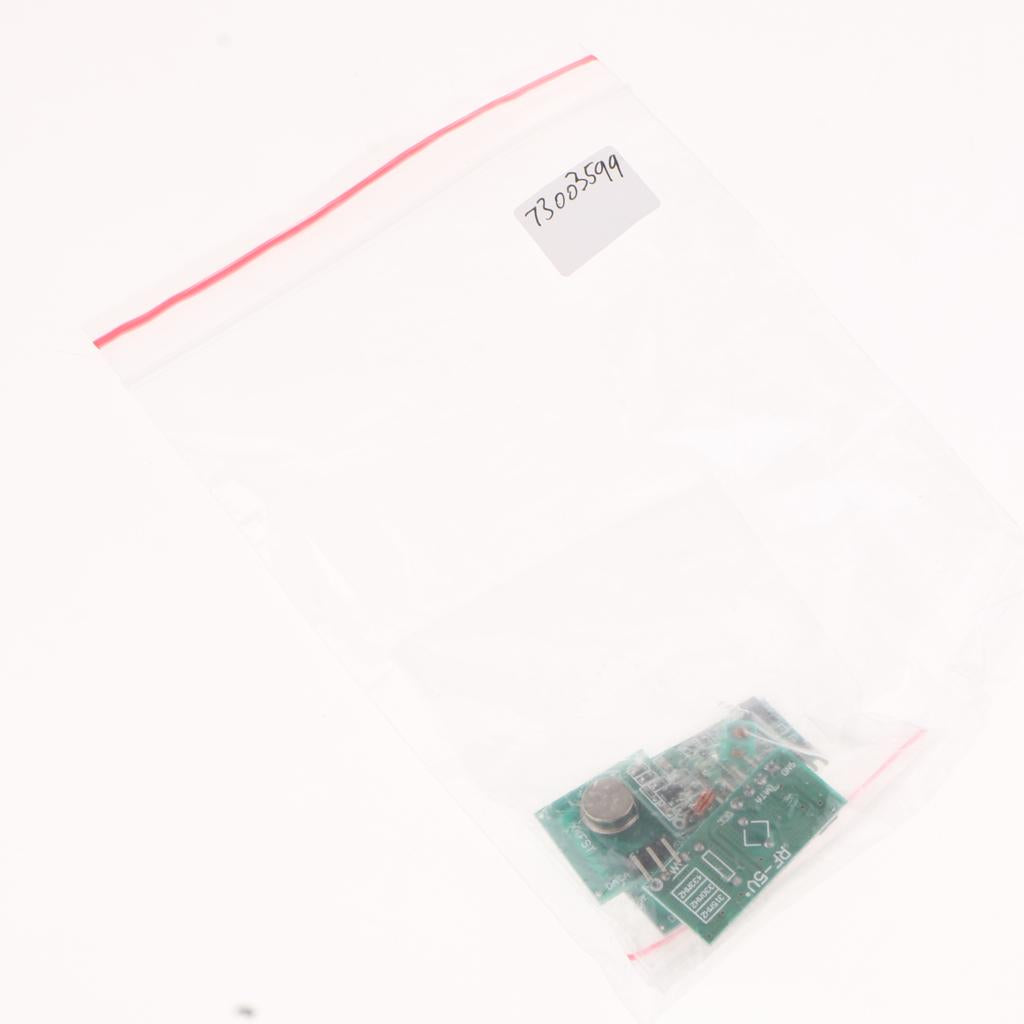 2 Pieces 433Mhz RF Transmitter+Receiver Superregeneration Module for Arduino