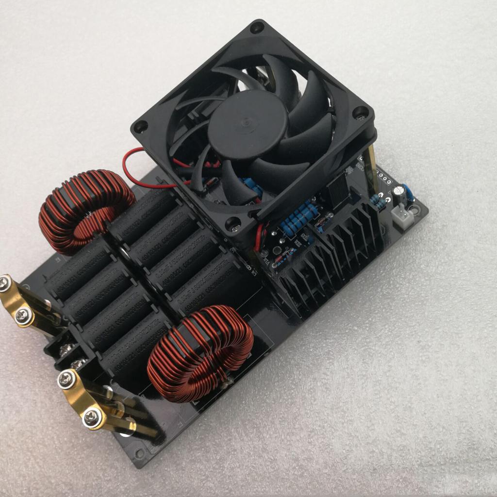 ZVS High Frequency Induction Heater Heating Machine 1KW Without Tap