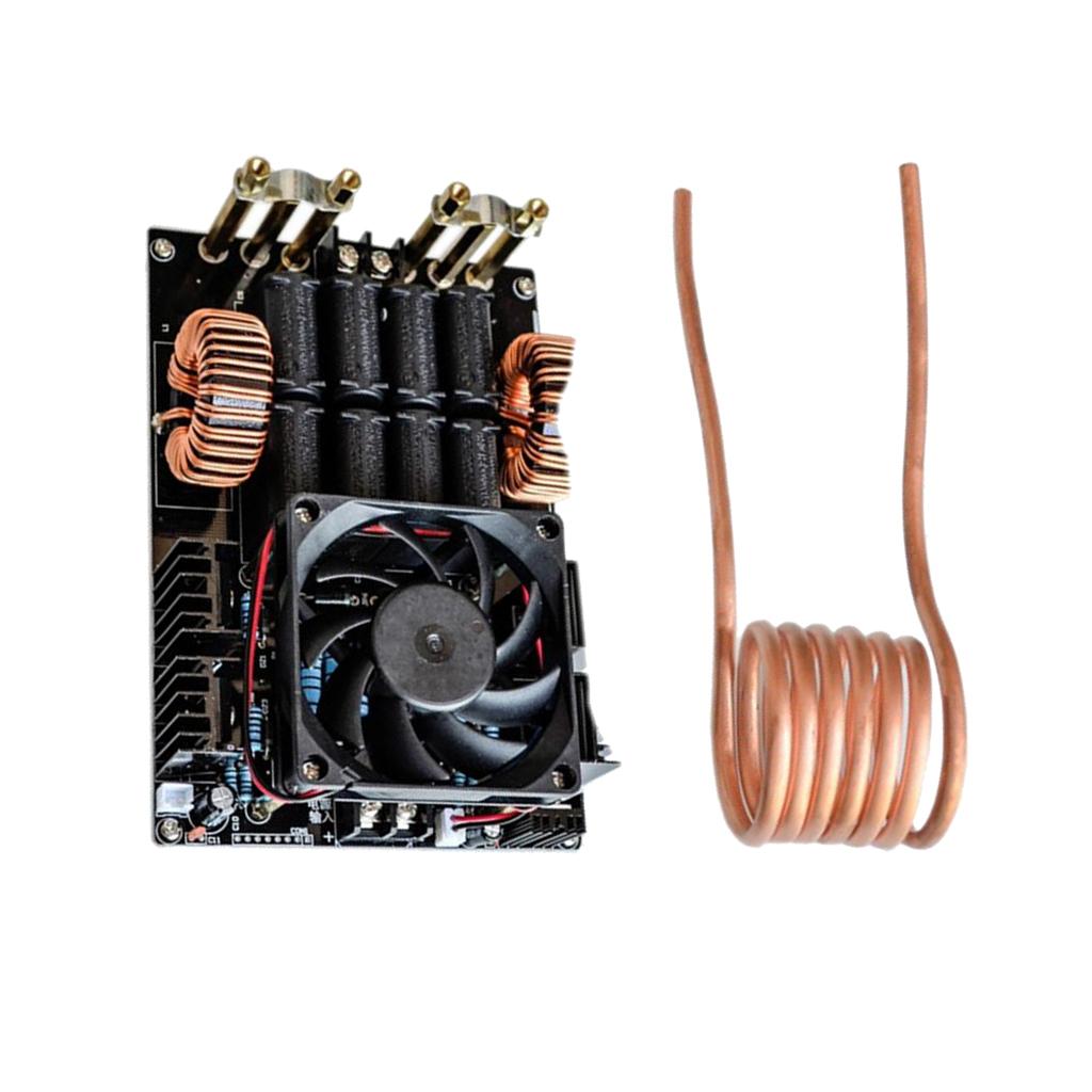 ZVS High Frequency Induction Heater Heating Machine 1KW Without Tap