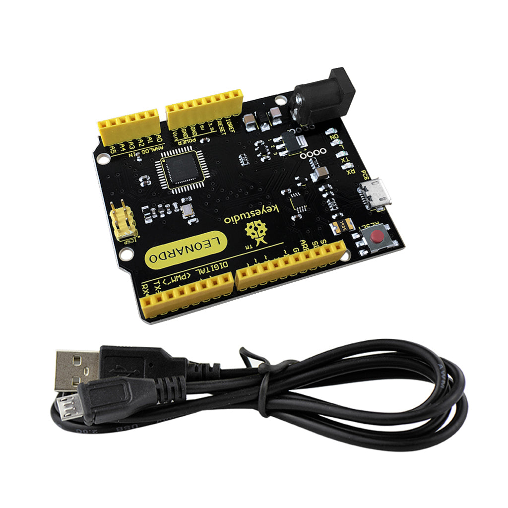 Keyestudio Leonardo R3 Development Board +1meter Micro USB Cable for Arduino