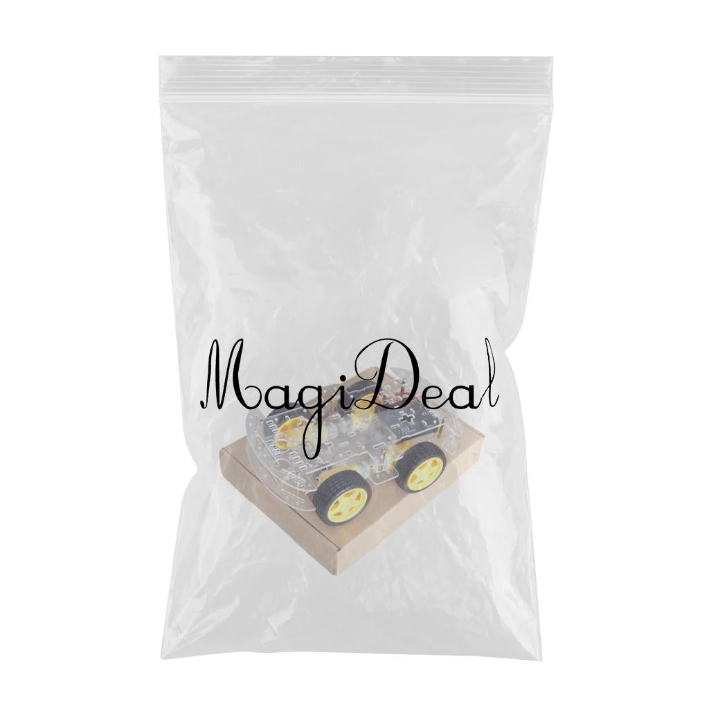 Beginners 4WD Smart Robot Car Chassis Kit DIY with Speed Encoder for Arduino