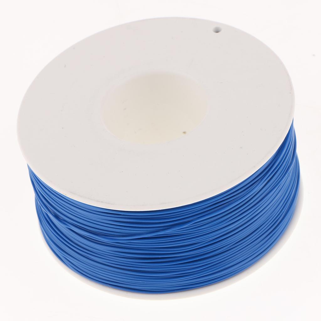 PVC Coated Tin Plated Copper Cable Wrapping Wire 250M 30AWG Cable Reel Blue