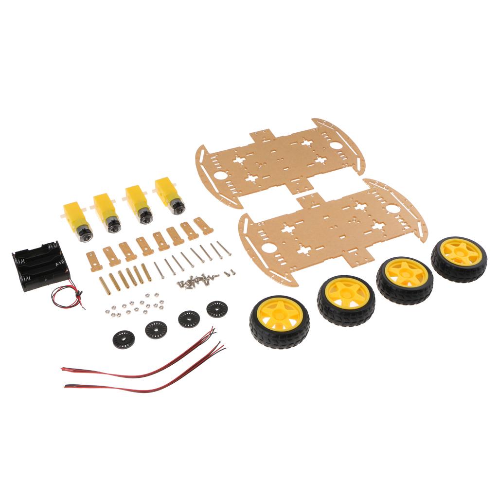 4WD Robot Smart Car Chassis Kits car with Speed Encoder for Arduino M26