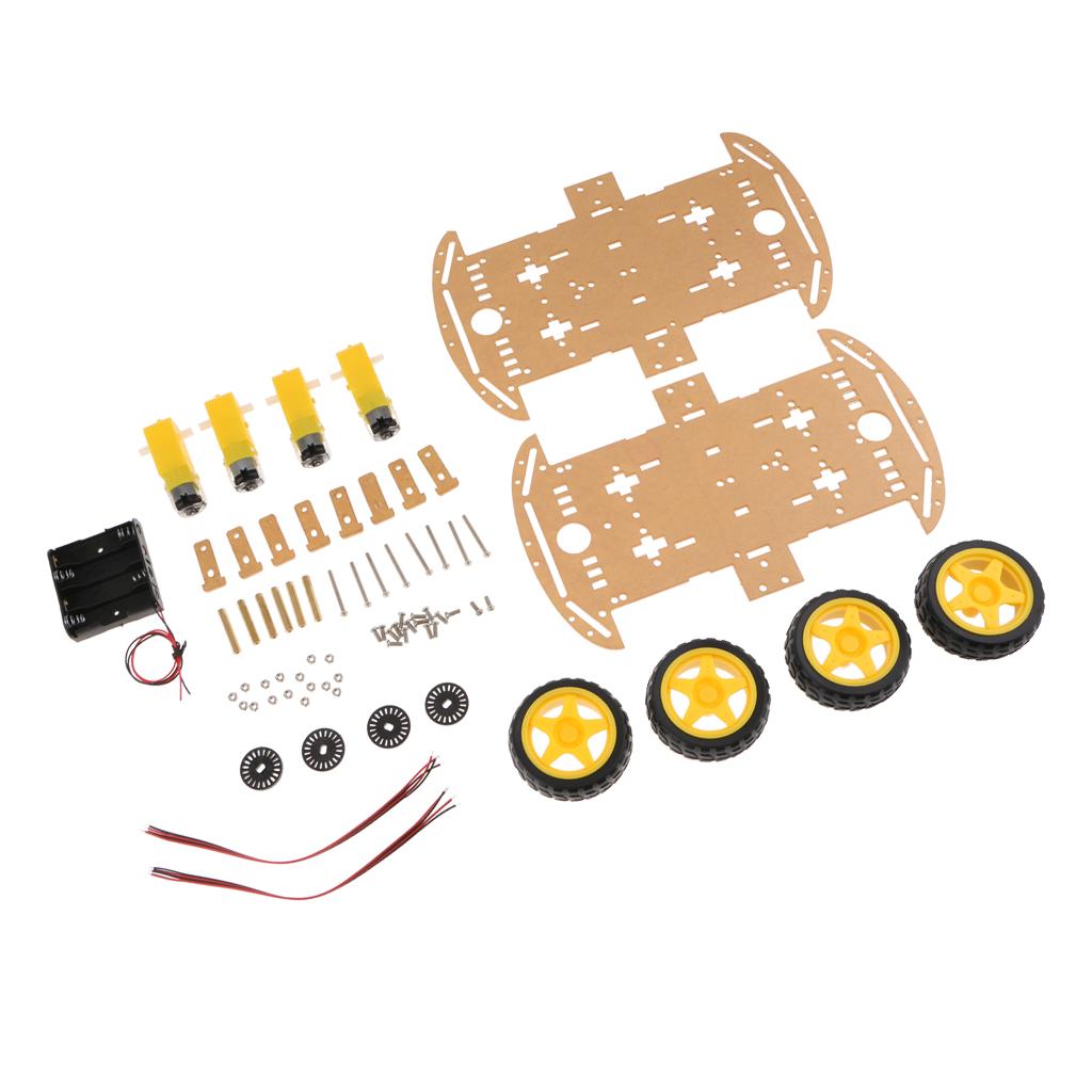 4WD Robot Smart Car Chassis Kits car with Speed Encoder for Arduino M26