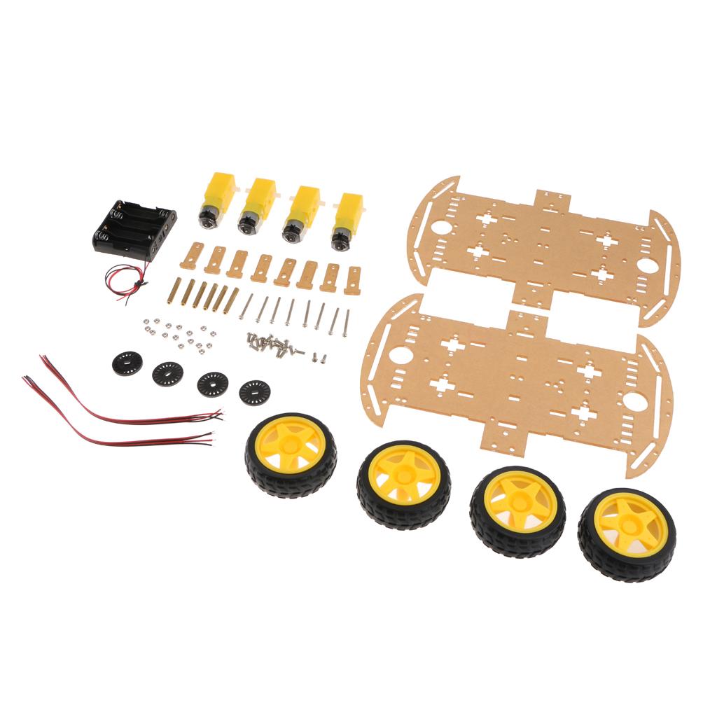 4WD Robot Smart Car Chassis Kits car with Speed Encoder for Arduino M26
