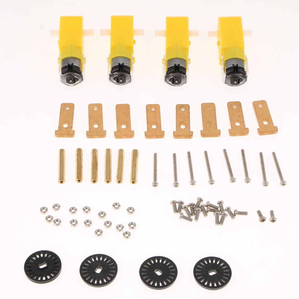 4WD Robot Smart Car Chassis Kits car with Speed Encoder for Arduino M26