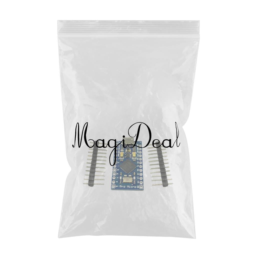 Pro Micro 5V 16MHz Compatible ATMEGA 32u4 Microcontroller Development Board with Pin Header