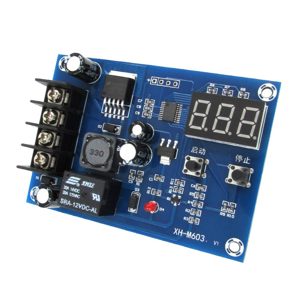 XH-M603 Charging Control Module LED Storage Lithium Battery Charger Switch