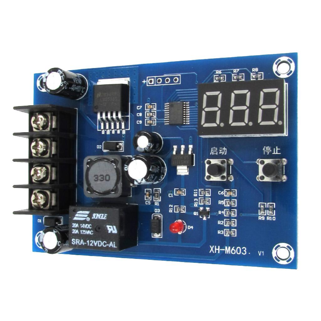 XH-M603 Charging Control Module LED Storage Lithium Battery Charger Switch