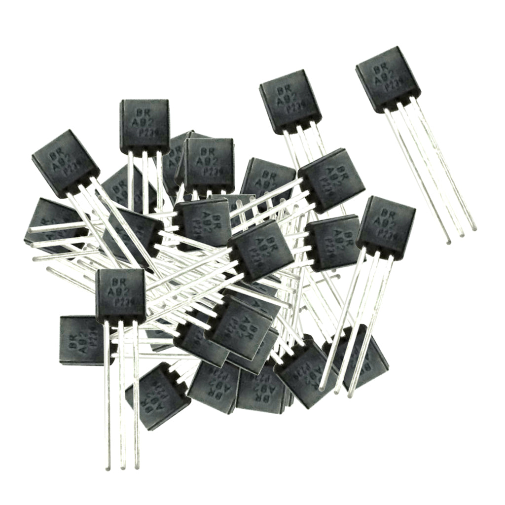 100PCS A92 Power Transistor Semiconductor Device 300V 500mA 625mw PNP TO-92
