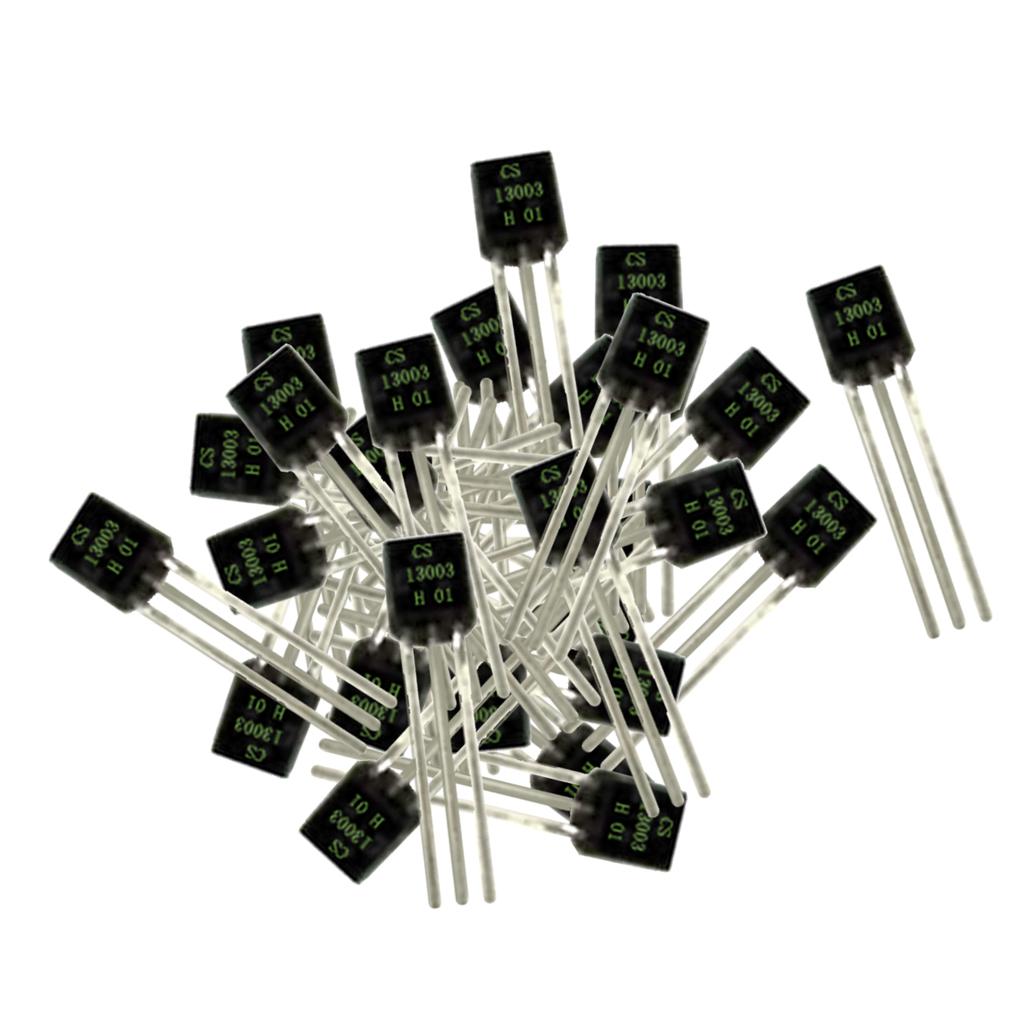 100 Pieces Electronic Current Transistor Triode 13003 400V 1A 0.8w NPN TO-92