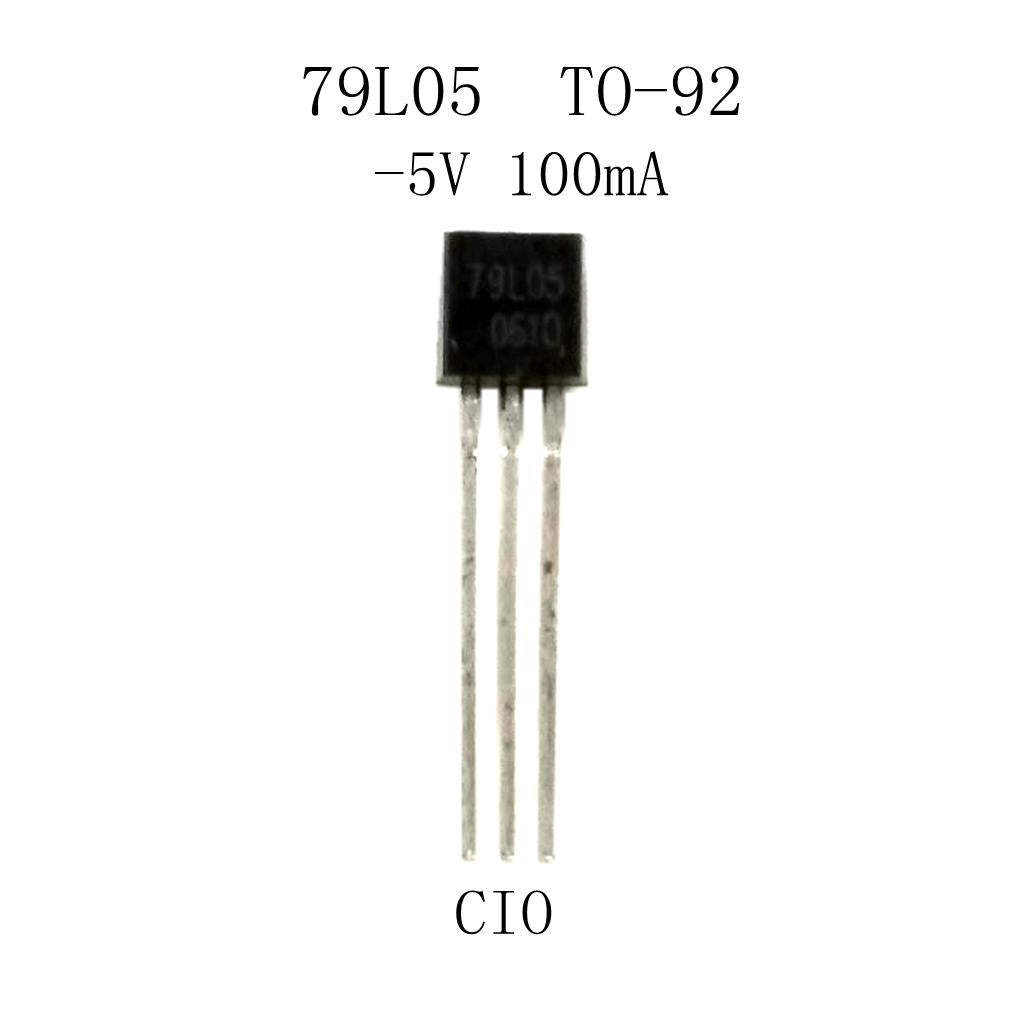100x 79L05 Transistor Three-Terminal Voltage Regulation TO-92-5v 100mA 100mA