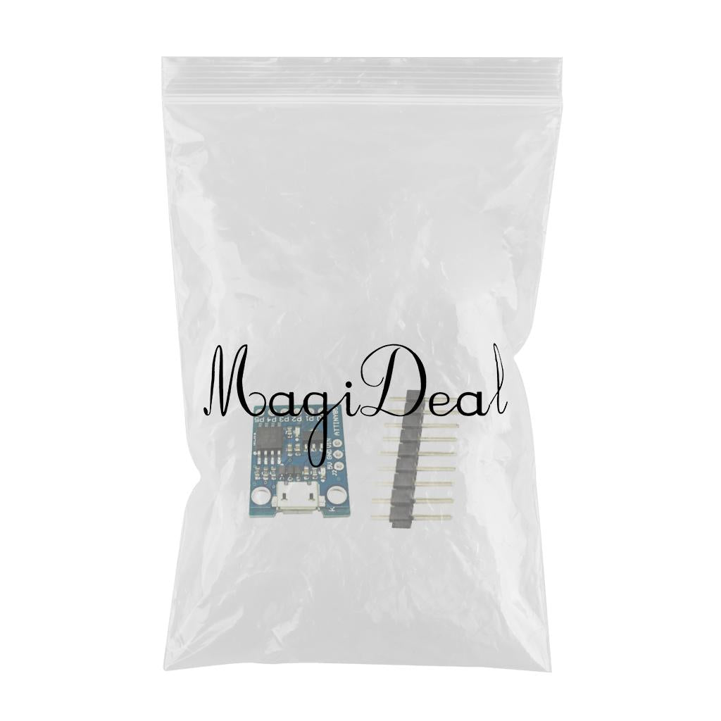 Blue Mini ATTINY85 Micro Arduino USB Single Machine Development Board Module