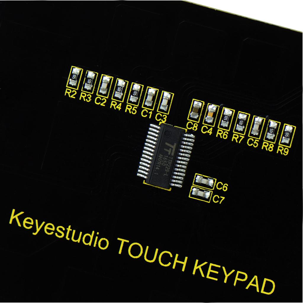 KEYESTUDIO RPI 16-key Touch Keypad TTP229L Capacitive for Raspberry Pi 3