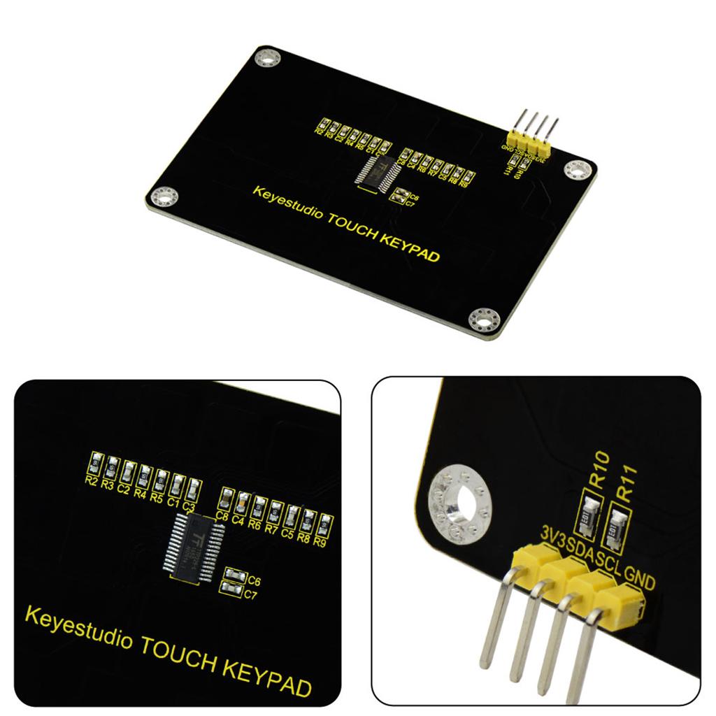 KEYESTUDIO RPI 16-key Touch Keypad TTP229L Capacitive for Raspberry Pi 3