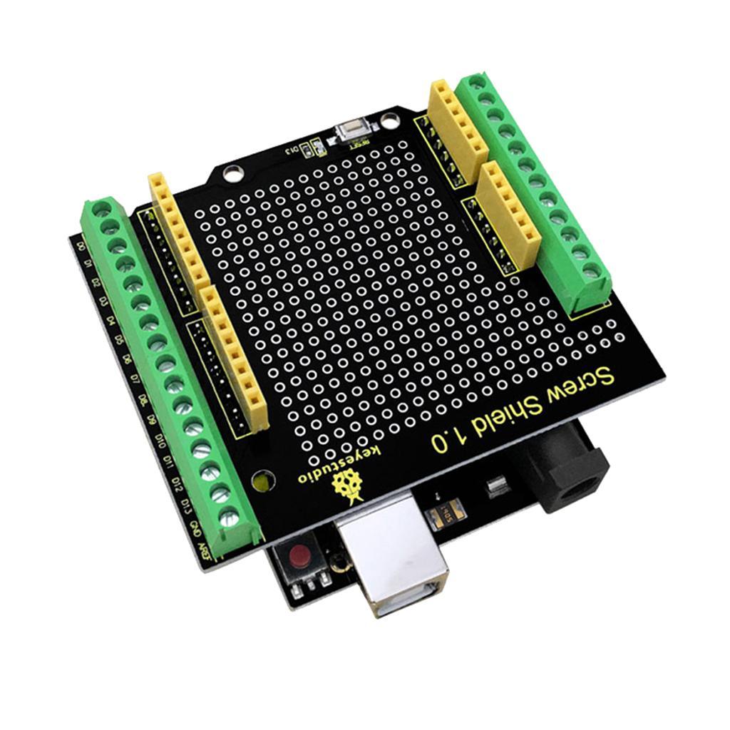 Keyestudio Screw Shield Bindingpost Prototype Expansion Board for Arduino