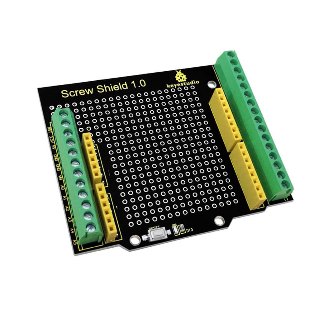 Keyestudio Screw Shield Bindingpost Prototype Expansion Board for Arduino