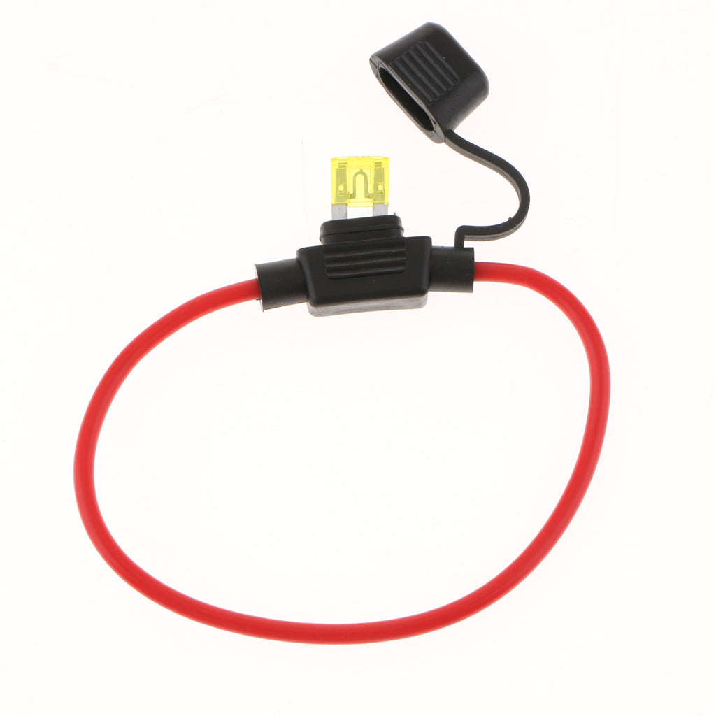 3 Pieces Car Automotive Waterproof Blade Fuse Holder Harness Block 14AWG