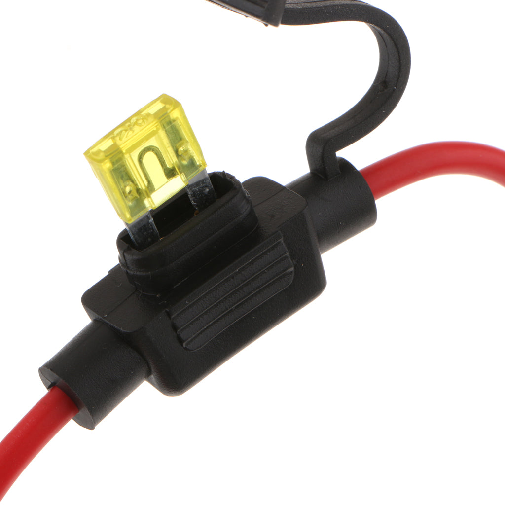 3 Pieces Car Automotive Waterproof Blade Fuse Holder Harness Block 14AWG