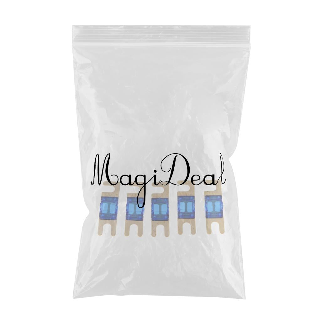 5Pcs Mini Small Car Truck Fuse Kit Auto Blade Fuse Plug In Fork Fuse 60A