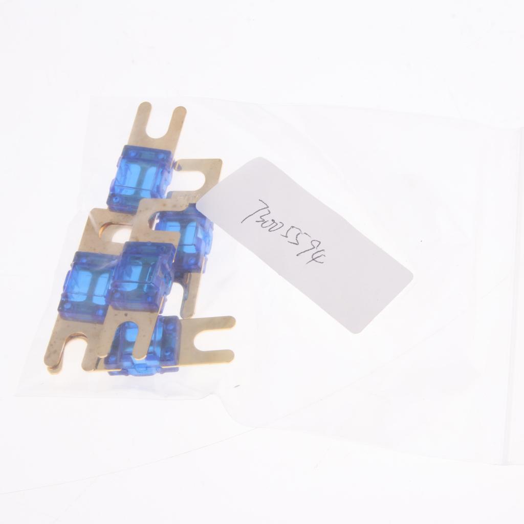 5Pcs Mini Small Car Truck Fuse Kit Auto Blade Fuse Plug In Fork Fuse 60A