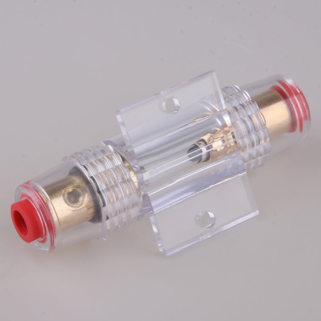 Glass Tube Fuse Holder Adapter with Fast Blow Tube Fuse for Car Truck 30A