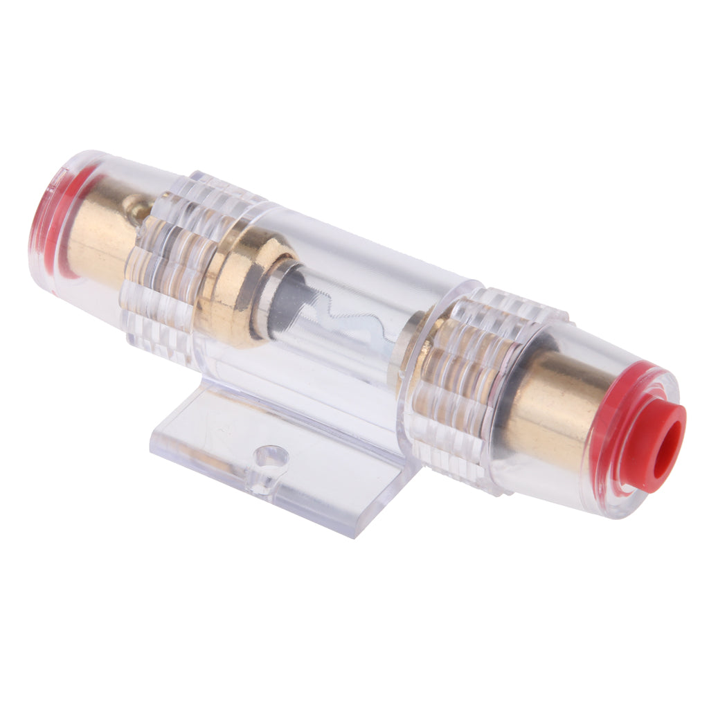 Glass Tube Fuse Holder Adapter with Fast Blow Tube Fuse for Car Truck 30A