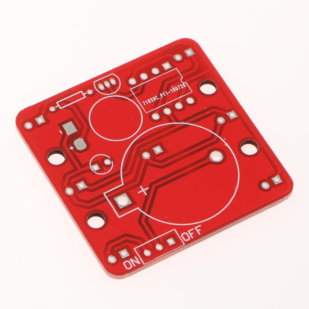 DIY Swing Shaking LED Dice Kits Module with Small Vibration Motor 6V Red