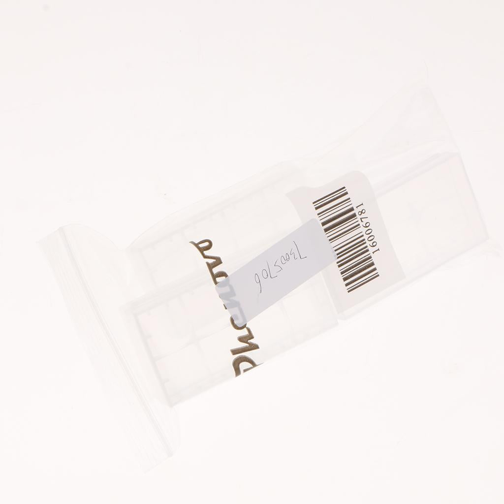 3 Pcs Battery Storage Box Hard Plastic Battery Case Holder Organizer White