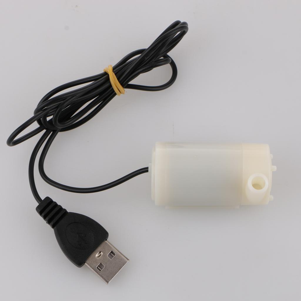 Small Submersible DC Water Pump with 1Meter USB Cable For Boat, Outdoor, Travelling, Aquarium, Gardening Use