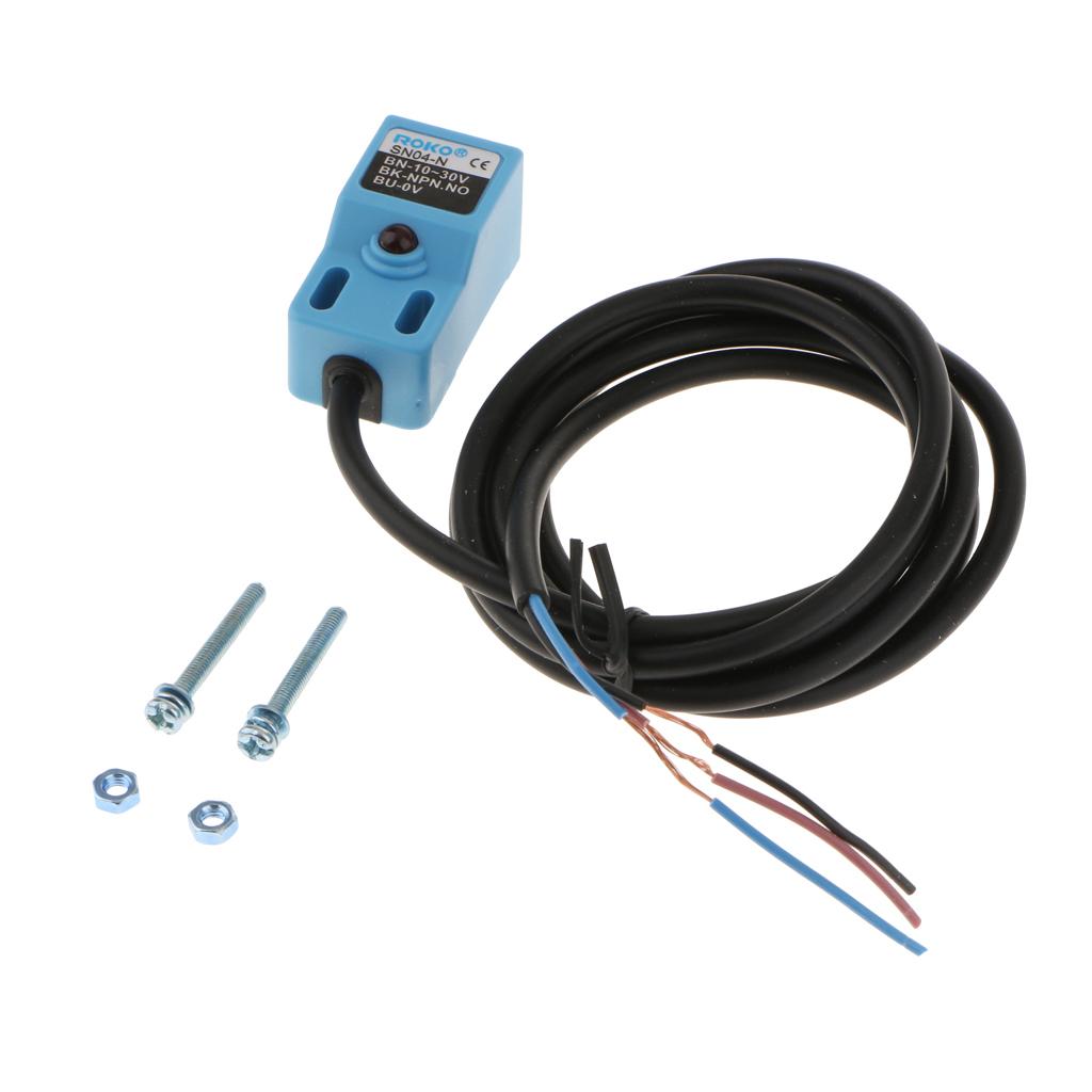 SN04-N SN04-P DC NPN Approach Sensor Inductive Proximity Switch Sensor Switch 4mm 3-Wire 6-36V/DC