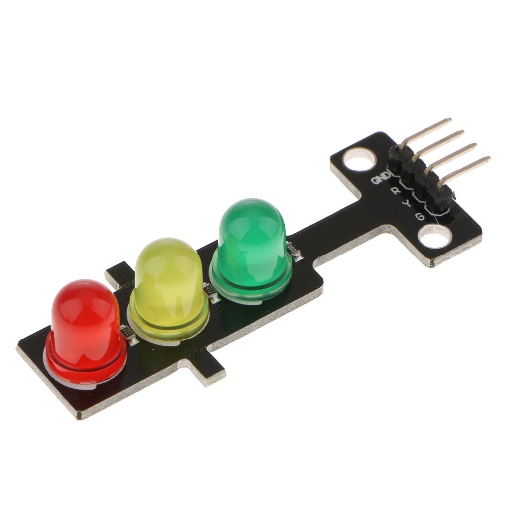 5V Mini Traffic Light 5mm LED Display Module for Arduino Creative DIY Kit